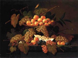 Still Life with Fruit and Nest