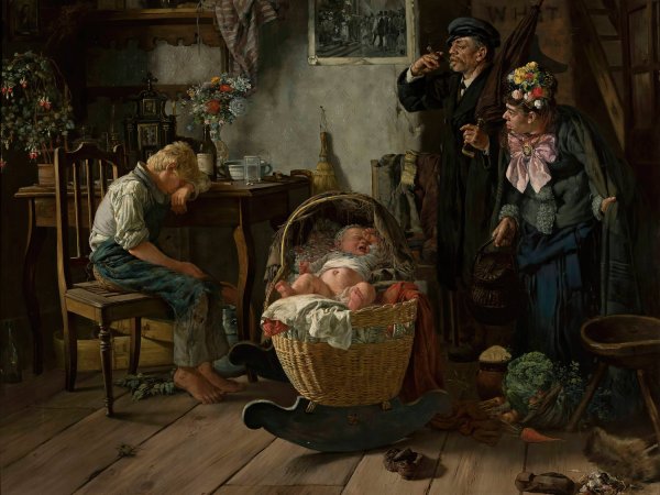 Lashes coming  by Seweryn Bieszczad - Hand-Painted Oil Painting Reproduction