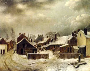 Brooklyn in Winter by Seymour Joseph Guy - Oil Painting Reproduction