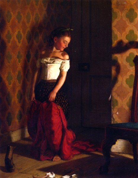 Main Product Photo of Making Believe Painting by Seymour Joseph Guy