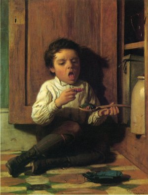 The Bitter Bit by Seymour Joseph Guy Oil Painting