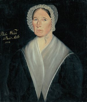 Portrait of Mrs. William W. Welch by Sheldon Peck Oil Painting