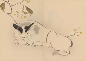 Zeshin iboku tairyukyo gafu, Pl.08 by Shibata Zeshin Oil Painting
