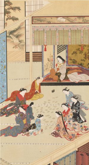 Masterpieces selected from the Ukiyoye School, Pl.01 by Shiichi Tajima Oil Painting