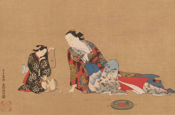 Main Product Photo of Masterpieces selected from the Ukiyoye School, Pl.02  Painting by Shiichi Tajima