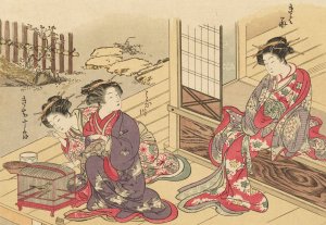 Masterpieces selected from the Ukiyoye School, Pl.05 by Shiichi Tajima Oil Painting