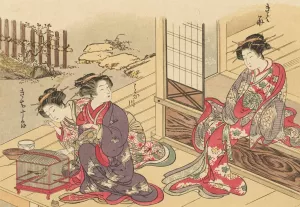 Masterpieces selected from the Ukiyoye School, Pl.05 by Shiichi Tajima Oil Painting