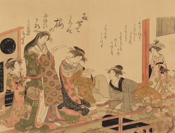 Main Product Photo of Masterpieces selected from the Ukiyoye School, Pl.06  Painting by Shiichi Tajima