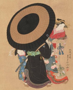 Masterpieces selected from the Ukiyoye School, Pl.07 by Shiichi Tajima Oil Painting