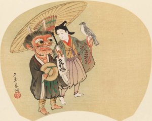 Masterpieces selected from the Ukiyoye School, Pl.09 by Shiichi Tajima Oil Painting