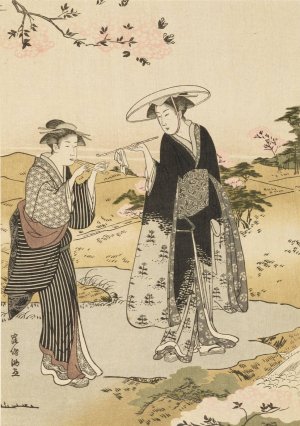 Masterpieces selected from the Ukiyoye School, Pl.12 by Shiichi Tajima Oil Painting