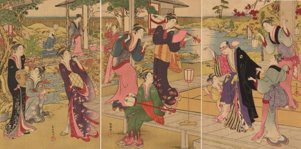 Main Product Photo of Masterpieces selected from the Ukiyoye School, Pl.13  Painting by Shiichi Tajima
