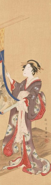 Main Product Photo of Masterpieces selected from the Ukiyoye School, Pl.17  Painting by Shiichi Tajima