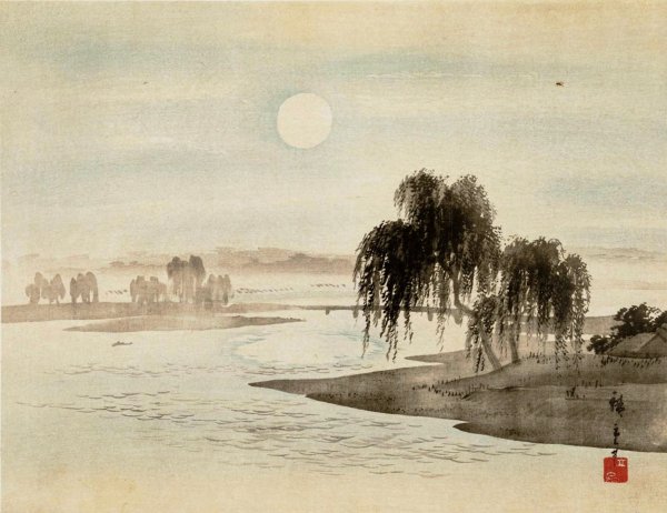 Main Product Photo of Masterpieces selected from the Ukiyoye School, Pl.22  Painting by Shiichi Tajima