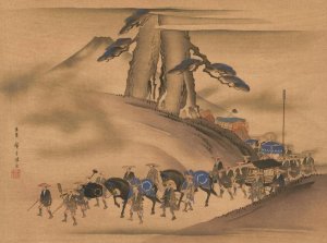 Masterpieces selected from the Ukiyoye School, Pl.23 by Shiichi Tajima Oil Painting