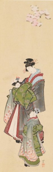 Masterpieces selected from the Ukiyoye School, Pl.27 by Shiichi Tajima Oil Painting