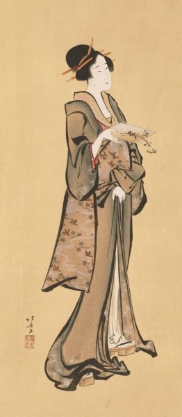 Masterpieces selected from the Ukiyoye School, Pl.28 by Shiichi Tajima Oil Painting