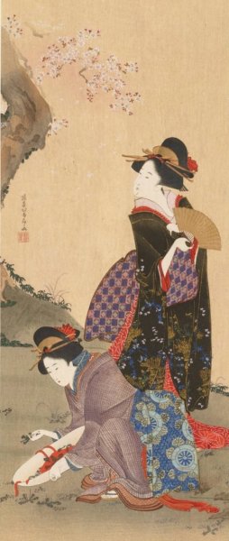 Masterpieces selected from the Ukiyoye School, Pl.34 by Shiichi Tajima Oil Painting