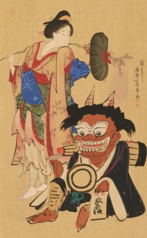Masterpieces selected from the Ukiyoye School, Pl.35 by Shiichi Tajima Oil Painting