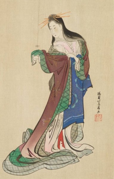 Main Product Photo of Masterpieces selected from the Ukiyoye School, Pl.36  Painting by Shiichi Tajima