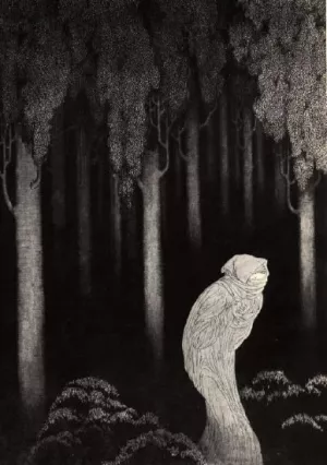 Hish, Lord of Silence painting by Sidney H. Sime