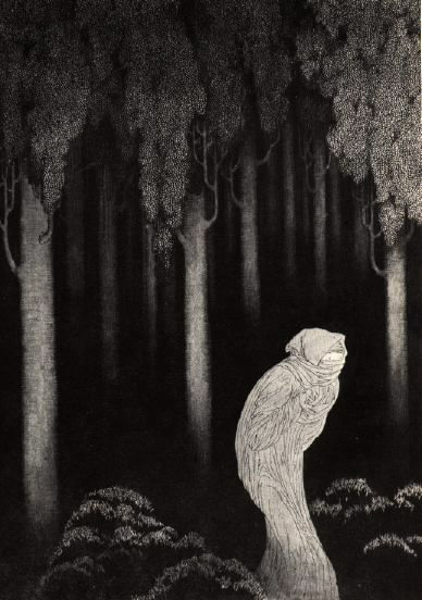 Hish, Lord of Silence by Sidney H. Sime - Hand-Painted Oil Painting Reproduction