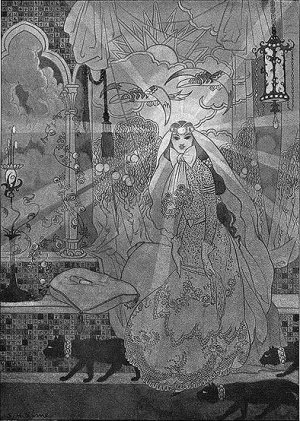 The Light of Ong Zwarba Oil painting by Sidney H. Sime