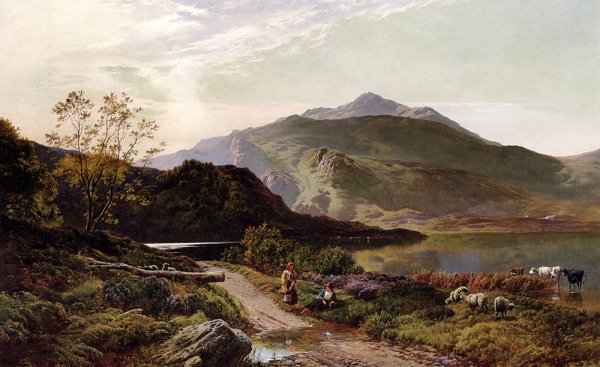 Main Product Photo of A Rest On The Roadside Painting by Sidney Richard Percy