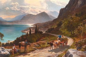 Angera, Maggiore by Sidney Richard Percy Oil Painting
