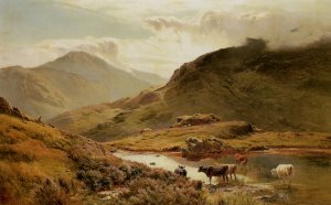 Cattle in a Highland Landscape