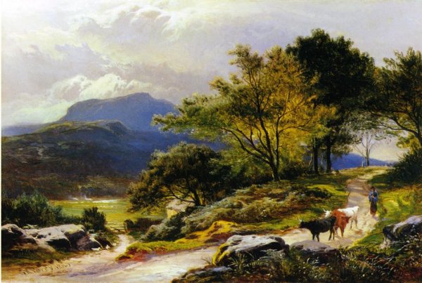 Main Product Photo of Near Llyn Crafnant Painting by Sidney Richard Percy
