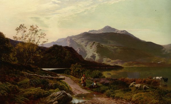 Main Product Photo of Rest on the Roadside Painting by Sidney Richard Percy