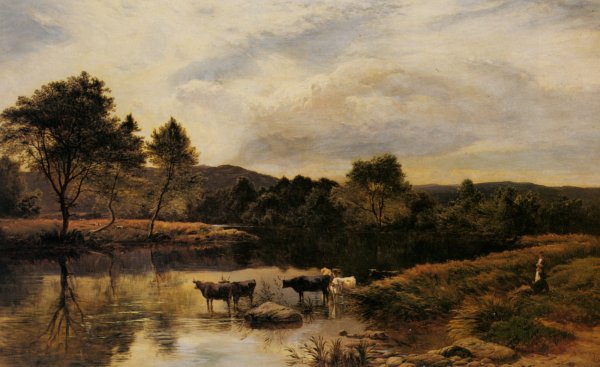 Main Product Photo of The Wye Painting by Sidney Richard Percy