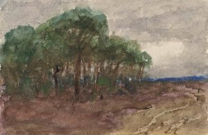 Landschap by Sientje Mesdag Van Houten Oil Painting