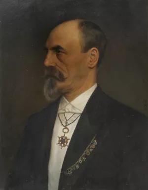 Professor Hermann by Sigmund Dux Oil Painting