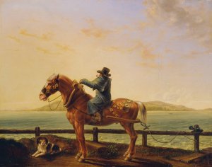 Schiffszieher by Sigmund Ferdinand Ritter Von Perger Oil Painting