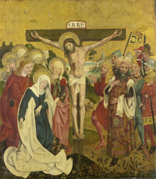 Main Product Photo of Crucifixion  Painting by Sigmund Gleismuller