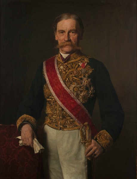 Karl Siegmund Graf von Hohenwart  by Sigmund L'Allemand - Hand-Painted Oil Painting Reproduction