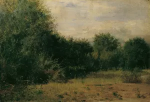 Landschaftsstudie by Sigmund L'Allemand Oil Painting
