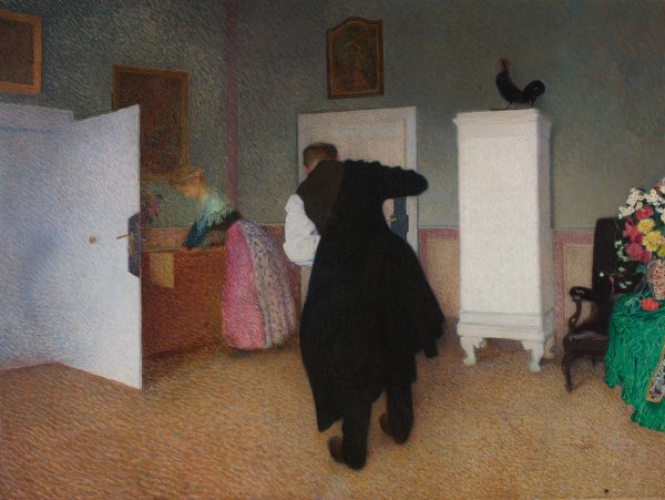 Main Product Photo of Interieur  Painting by Sigmund Walter Hampel