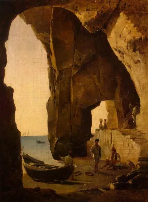 Cave in Sorrento by Sylvester Shchedrin - Oil Painting Reproduction