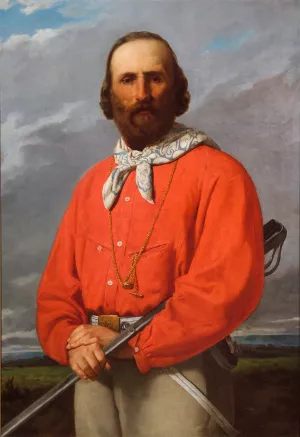 Ritratto di Giuseppe Garibaldi by Silvestro Lega - Oil Painting Reproduction