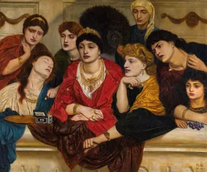 Habet! In The Coliseum by Simeon Solomon Oil Painting