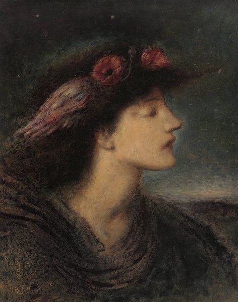 Main Product Photo of Night  Painting by Simeon Solomon