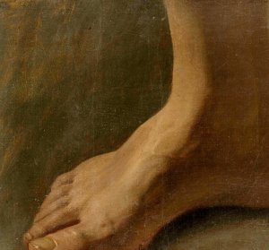 A Right Foot by Simon Andreas Krausz Oil Painting