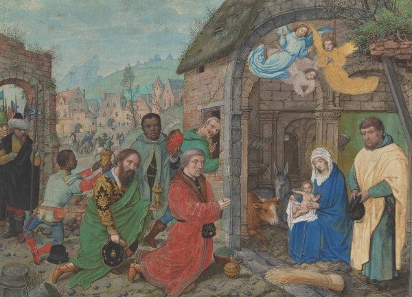 The Adoration of the Magi  by Simon Bening - Hand-Painted Oil Painting Reproduction