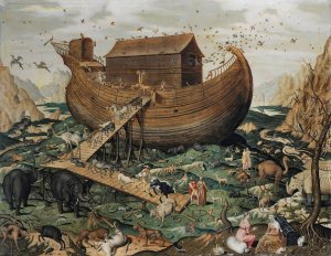 Noah's Ark on the Mount Ararat by Simon De Myle Oil Painting