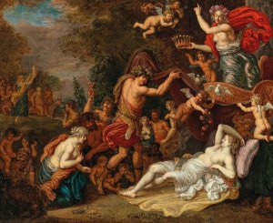 An Allegory of Venus' Beauty by Simon De Vos Oil Painting