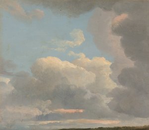 Cloud Study by Simon Denis Oil Painting