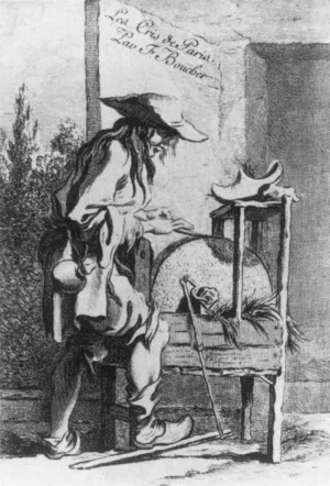 The Cries of Paris: Knife Grinder by Simon Francois Ravenet Oil Painting